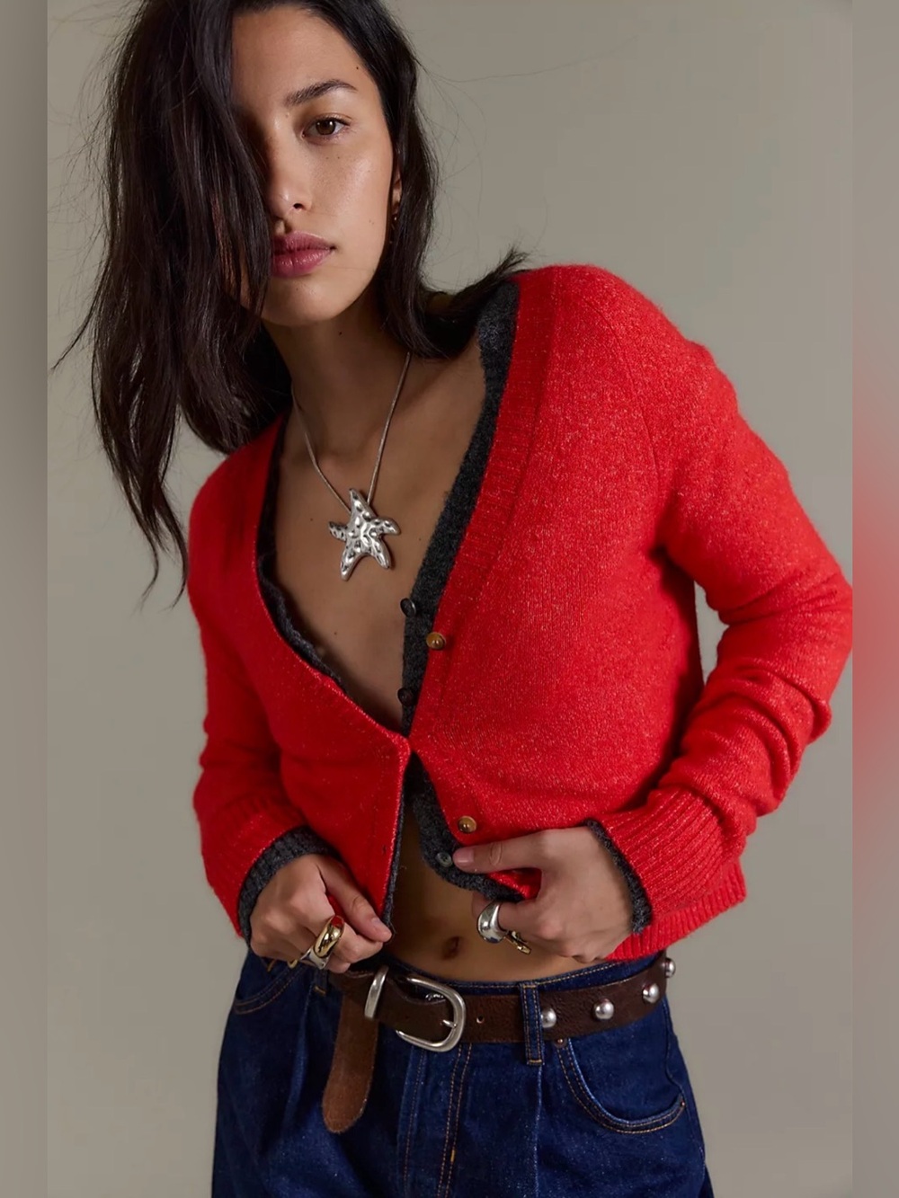 free people School Girl SoftSpun Cardi. NWT